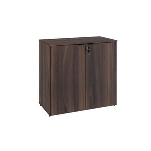 Armário Baixo Com 02 Portas 75x80x42cm Wlab80 Nogal Preto