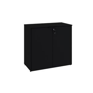 Armário Baixo Com 02 Portas 75x80x42cm Wlab80 Preto Tx