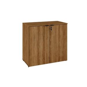Armário Baixo Com 02 Portas 75x80x42cm Wlab80 Lâmina Mel Preto