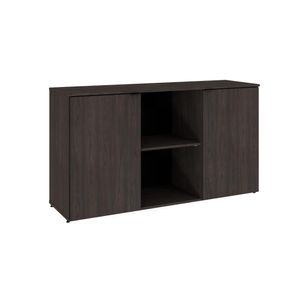 Armário Baixo Com 02 Portas E Nicho 75x135x42cm Wlab135 Terracota Preto