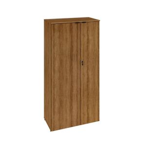 Armário Alto Fechado Com 02 Portas 161,5x80x42cm Wlaf80 Lâmina Mel - Preto