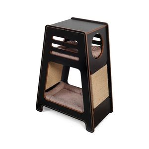 Casa Arranhador Tommy 43,5 X 70,5 X 95 Cm Preta