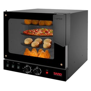 Forno Turbo Rotativo Elétrico 2 Em 1 127v Preto