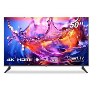 Smart TV HQ 50\" UHD Tela Sem Bordas Android 13 Design Slim HQS50NKHM