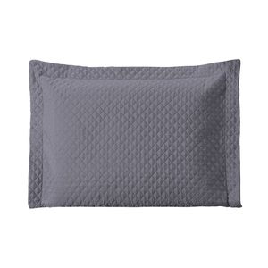Porta Travesseiro Avulso 70cm X 50cm 1 Peça Prime Ultrassônico 100% Poliéster - Cinza