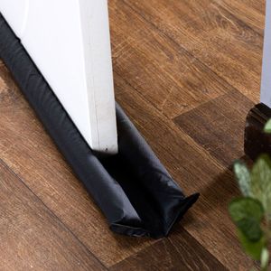 Protetor De Porta Duplo 70cm 1 Peça De Vinila Bagun Impermeável 100% Policloreto - Preto
