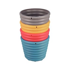 Conjunto De Cachepôs Vasos Em Plástico Colorido 1,7l 4pçs Tramontina