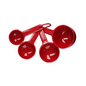 Conjunto De Copos De Medidas Vermelha 4pçs Kitchenaid