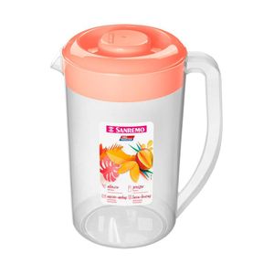 Jarra Plástica Para Água Oval Vac Freezer Rosa 3800ml Sanremo