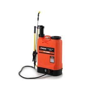 Atomizador Costal À Bateria Manual Com Tanque 16l E Kit Com 6 Bicos Bivolt Tekna