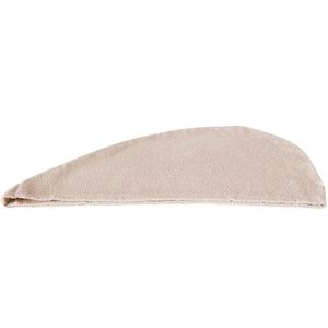 Touca De Banho Atoalhada Felpuda 100% Algodão Taupe