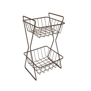 Fruteira De Mesa Acbt 32 Cm X 28 Cm Aço