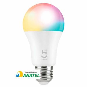 Lâmpada Led Inteligente Rgb+w 2700-6500k Soquete E27 Wi-fi + Bluetooth - Hi Geonav