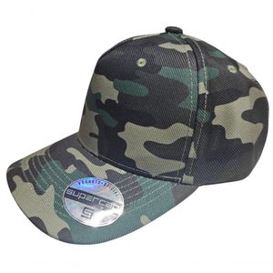 Boné Aba Curva Camuflado Frente Americana Supercap 26708 Verde Escuro