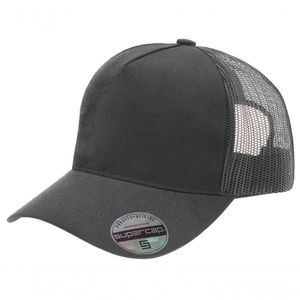 Boné Aba Curva Trucker Frente Americana Liso Supercap 26427 Cinza