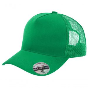 Boné Aba Curva Trucker Frente Americana Liso Supercap 26427 Verde