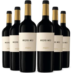 Kit 6 Garrafas Vinho Tinto Mucho Más 750ml
