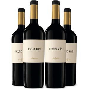 Vinho Tinto Mucho Más 750ml Kit 4 Garrafas
