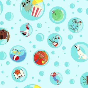 Papel De Parede Play Esportes 98514 - Rolo 10m X 0,53m