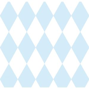 Papel De Parede Treboli Losangos Azuis 5861 - Rolo 10m X 0,53m