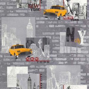 Papel De Parede Les Aventures 12102002 - Rolo 10m X 0,53m