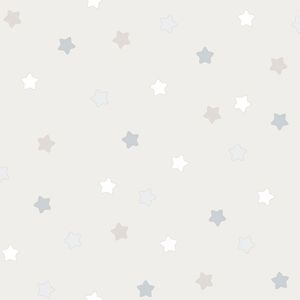 Papel De Parede Lullaby Estrelas Bege 2254 - Rolo 10m X 0,53m