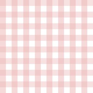 Papel De Parede Doce Estilo Xadrez Rosa 82250
