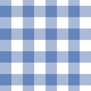 Papel De Parede Doce Estilo Xadrez Azul 82007