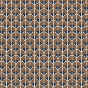 Papel De Parede Thema Geométrico Marrom 28869