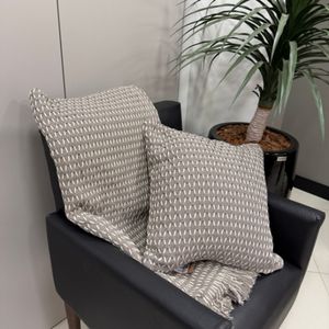 Manta Decorativa Para Sofá 140x170cm Atenas Cinza