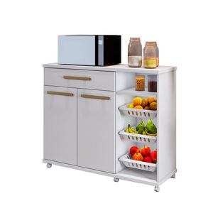 Fruteira Salinas Master Arte Móveis Branco