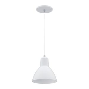 Lustre Pendente Taschibra Td622 E27 Bivolt Branco 02110017-01