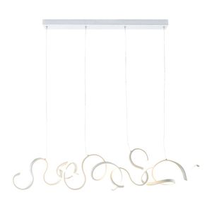 Lustre Pendente Taschibra Toronto Led Bivolt Branco 3000k Luz Amarela 15051085