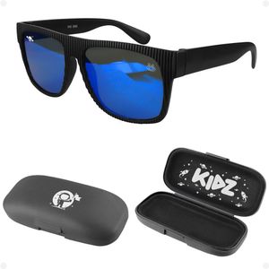 Oculos Sol Infantil Vintage Criança Proteção Uv Preto Case