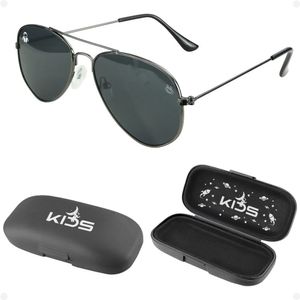 Oculos Infantil Aviador Menino Proteção Uv Oculos Sol Preto