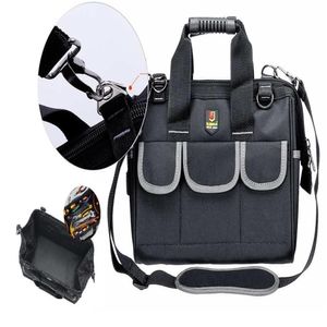 Bolsa Organizadora De Ferramentas Mochila Transversal Mala De Ombro Maleta Eletricista Pedreiro Pintor 13 Bolsos