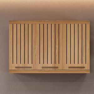 Armário Aéreo Talismã Master Arte Móveis Cinamomo Ripado