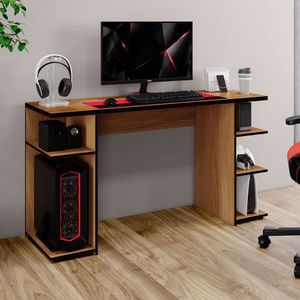 Escrivaninha Gamer Master Arte Móveis Cinamomo Com Preto
