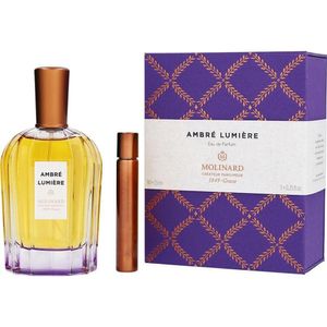 Perfume Unisex Molinard Ambre Lumiere Eau De Parfum Spray 90 ml & Roll-on 7 Mini