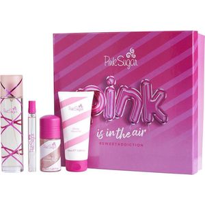 Perfume Feminino Aquolina Pink Sugar Edt Spray 100 ml&shimmering Roll-on 50 Gel De Banho Mini 10