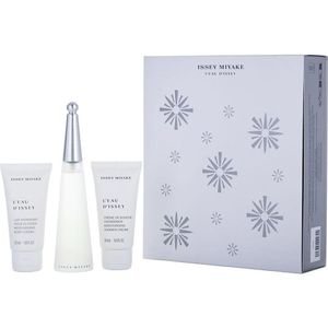 Perfume Feminino Issey Miyake L'eau D'issey Edt Spray 50 ml&loção Corporal Creme Para Banho (edição De Natal 2023)