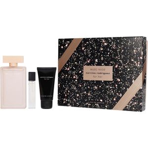 Perfume Feminino Narciso Rodriguez Musc Nude Edp Spray 100 ml&loção Corporal 50 9 Mini