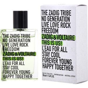 Perfume Unisex Zadig & Voltaire This Is Us! L'eau For All Edt Spray 50 ml