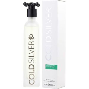 Perfume Masculino Benetton Cold Silver Edt Spray 100 ml