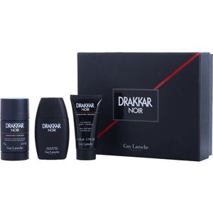 Perfume Masculino Guy Laroche Drakkar Noir Edt Spray 50 ml&intense Cooling Desodorante Em Bastão 73 Gel De Banho