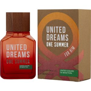 Perfume Masculino Benetton United Dreams One Summer Edt Spray 100 ml (edição 2019)