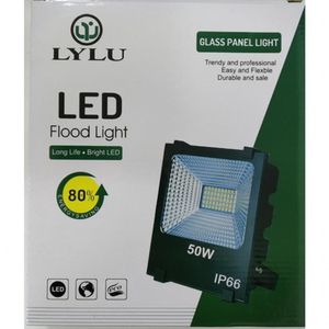 Refletor Led Holofote 50w Ip66 Rgb C/ Controle Bivolt Lylu