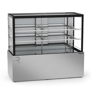 Vitrine Refrigerada 1,45 Metros 2 Prateleiras Titanium Premium Inox VTPRR1450 2P 220V Refrimate