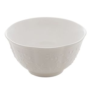 Bowl Pote Vasilha De Cerâmica New Bone Butterfly Flower Borboleta E Flores Lyor 7,5x14cm