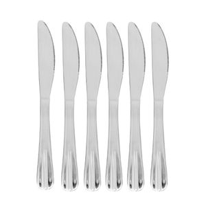 Conjunto 6 Facas Para Sobremesa Em Aço Inox Positano Lyor 19x2cm